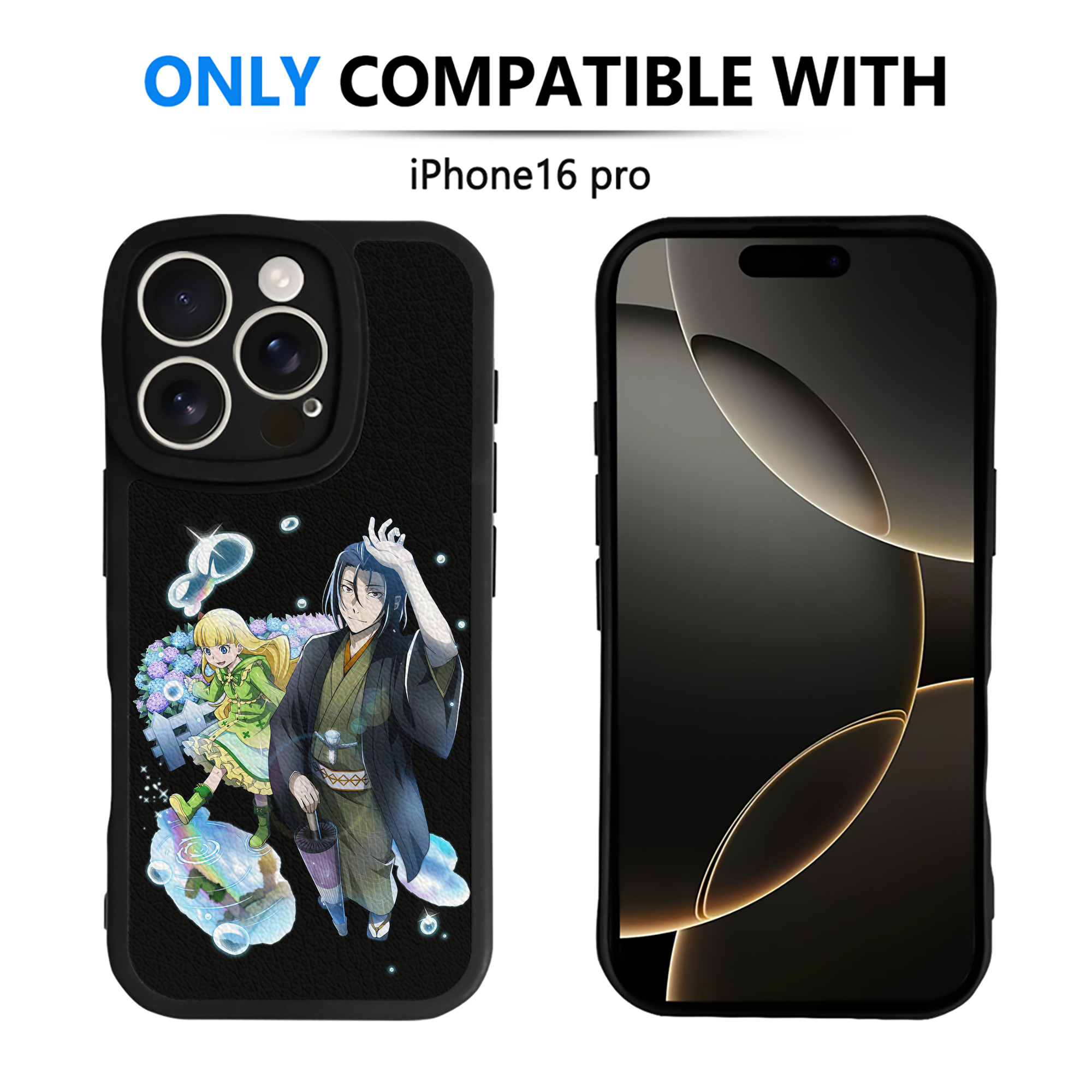 （画像用） 文豪ストレイドッグス Bungo Stray Dogs 【iPhone 16シリーズ対応】シリコンスマホケース（レザー調） 材質：シリコン